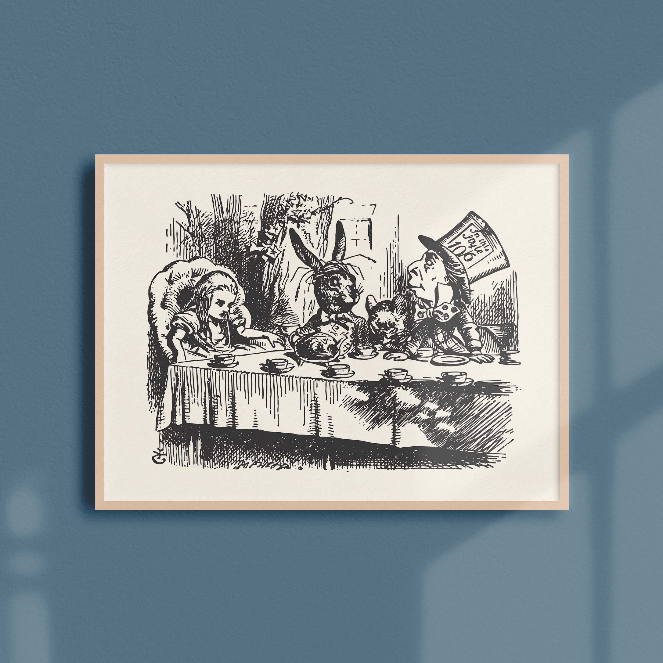Affiche Alice Au Pays Des Merveilles - Mad Tea Party