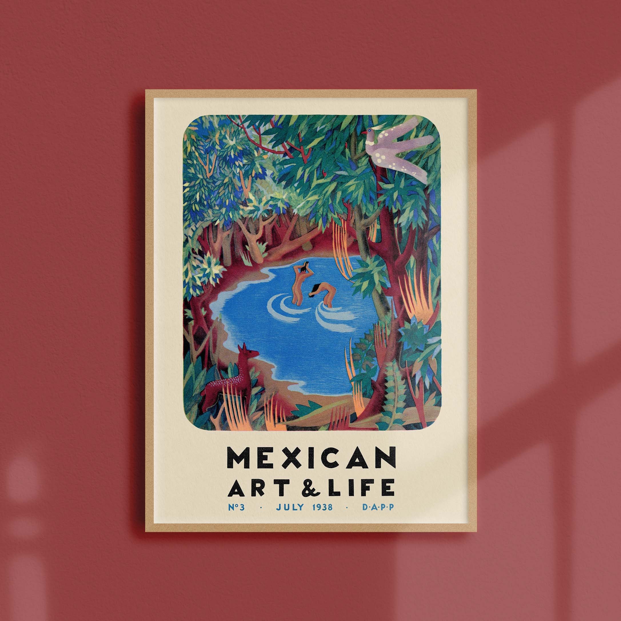 Affiche Art Näif Mexicain - Mexican Art & Life Numéro 3