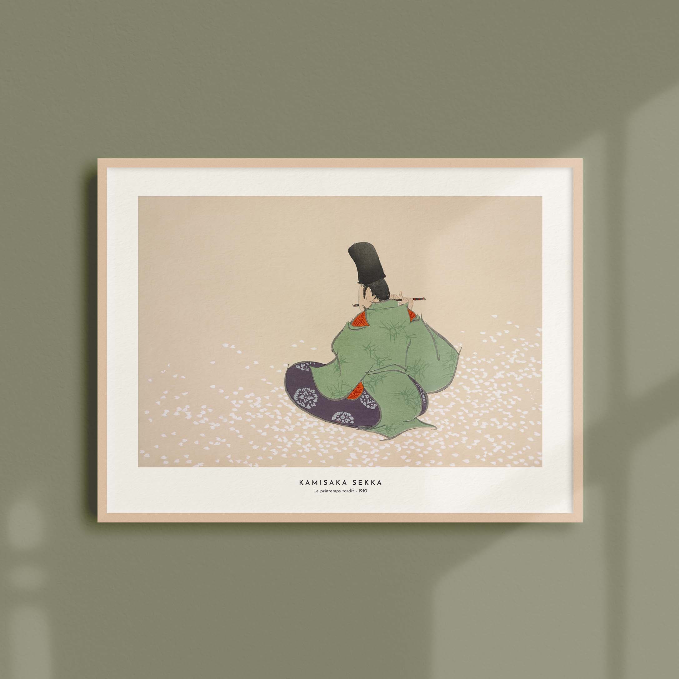 Estampe Japonaise de Kamisaka Sekka - Le Printemps Tardif