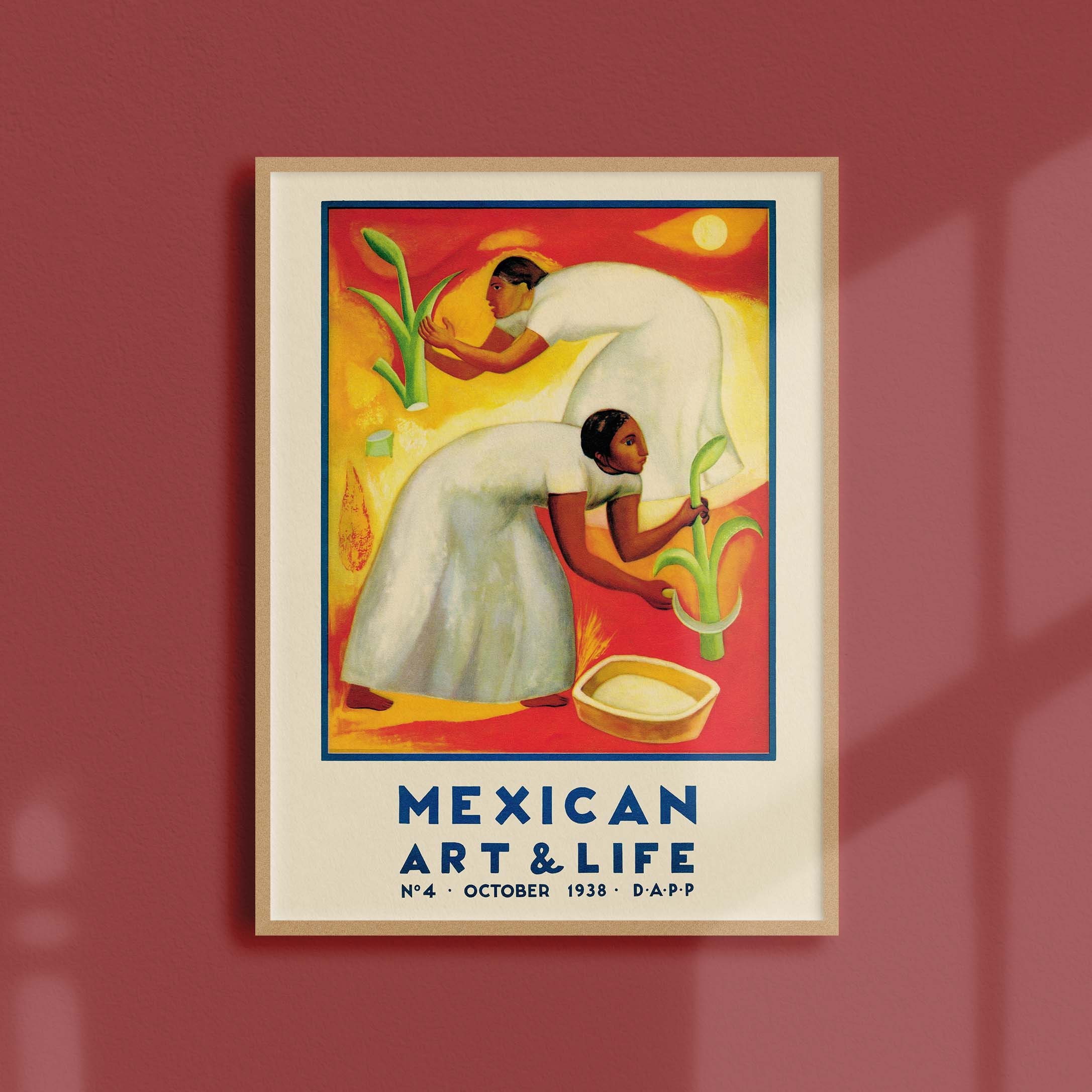 Affiche Art Näif Mexicain - Mexican Art & Life Numéro 4