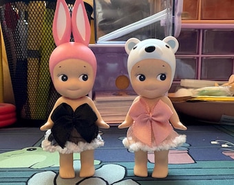 Sonny Angel Dreamy Babydoll Dress | Angel Doll Elastic Lace Dress | Angel Clothing