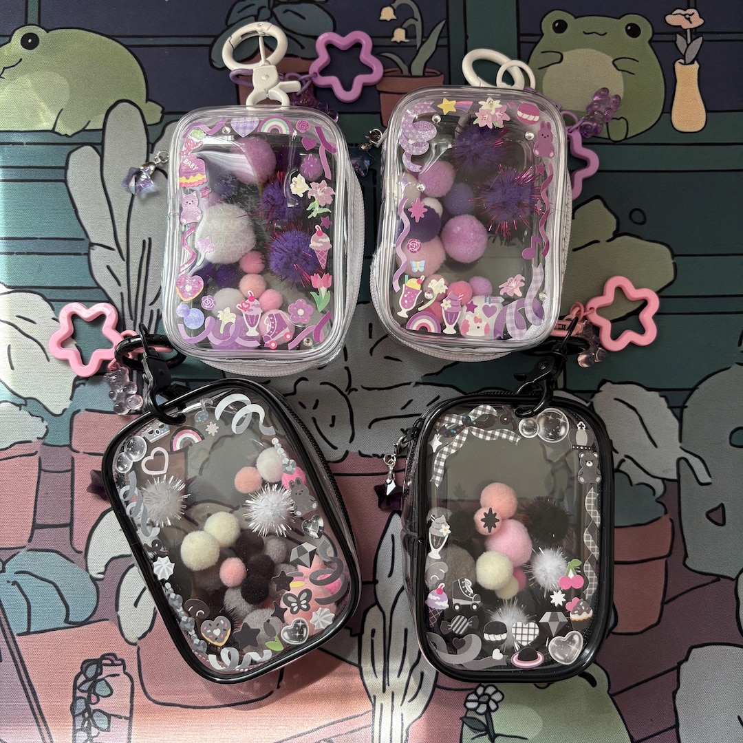 Sonny Angel Clear Bag Keychain | Clear Pouch Display Keychain - Etsy