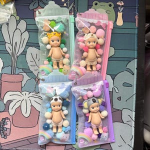 Sonny Angel Milk Bottle Pouch | Sonny Bag Charm Keychain | Sonny Angel