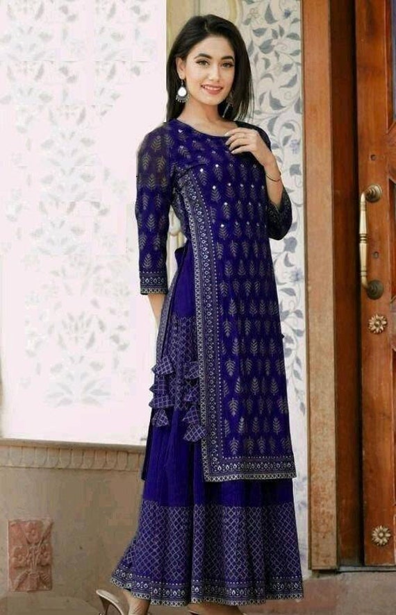 Double kurti best sale dress