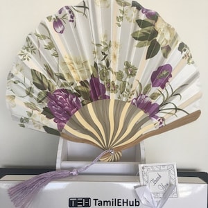 Fabric Printed Hand Fan