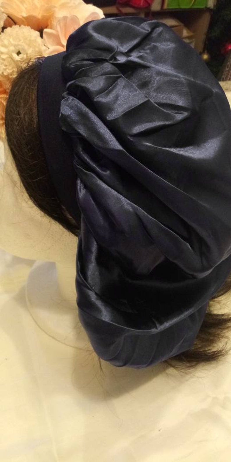 Satin Cap, Satin Sleep Bonnet, Satin Hood, Sleep Hood, Night Cap image 5