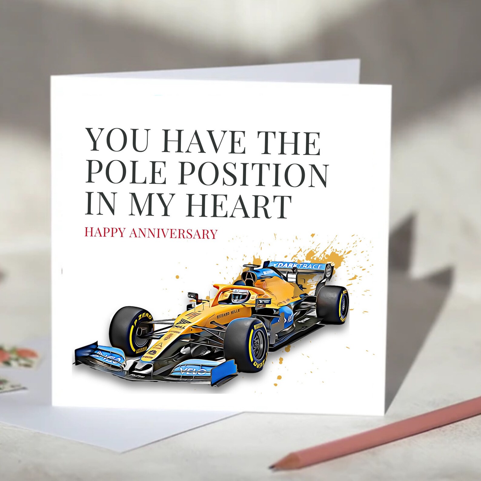 Formel 1 f1 Jahrestag / Geburtstag / Valentinstag Karte Du Etsy