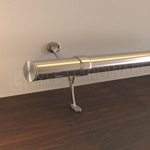 Custom Brushed Stainless Steel Bar Foot Rail Kit |High Quality Metal Bar Foot Rail |Easy to Fix Foot rails |Smoothly Finished Foot Rail