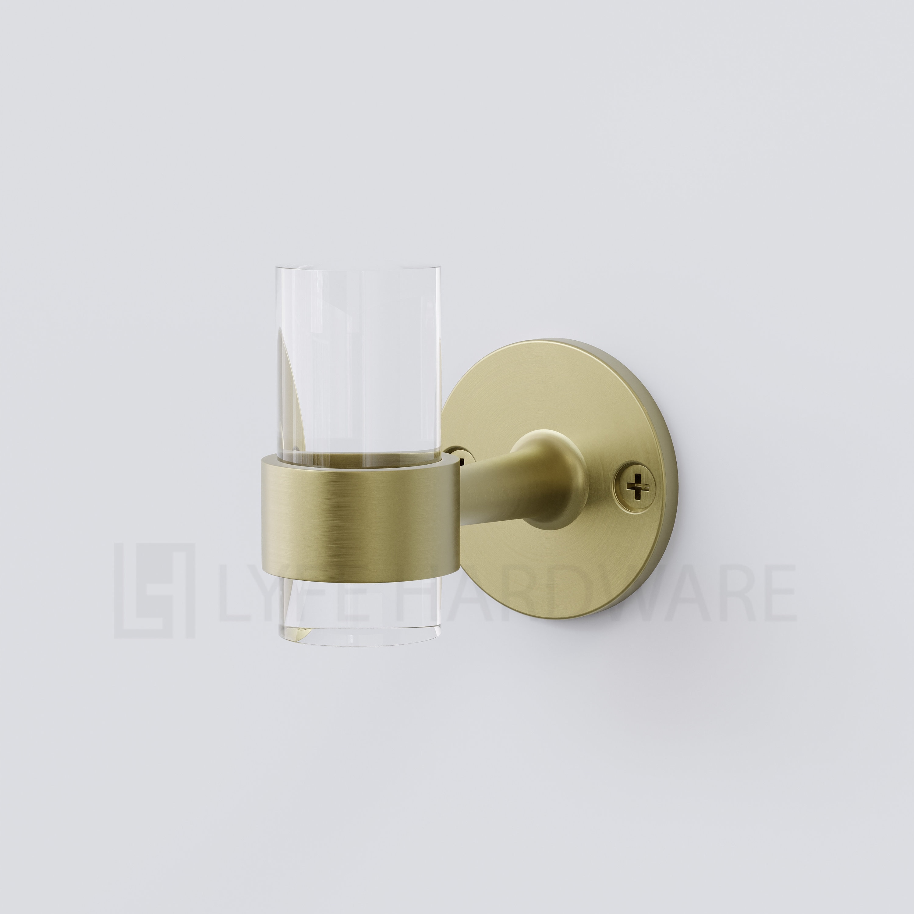 Finial Robe Hook Acrylic Lucite Robe Hook | Bathrooms and Entryway Accessory | Modern ...
