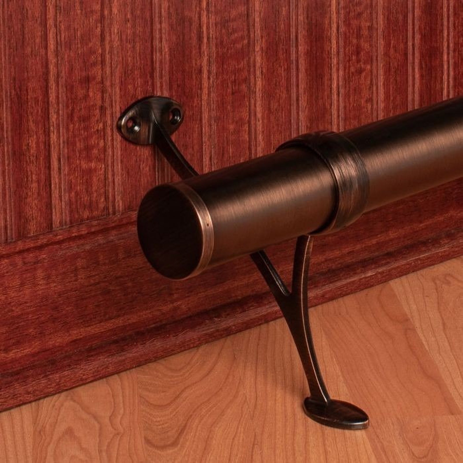 Custom Antique Copper Bar Foot Rail Kit High Quality Metal Etsy