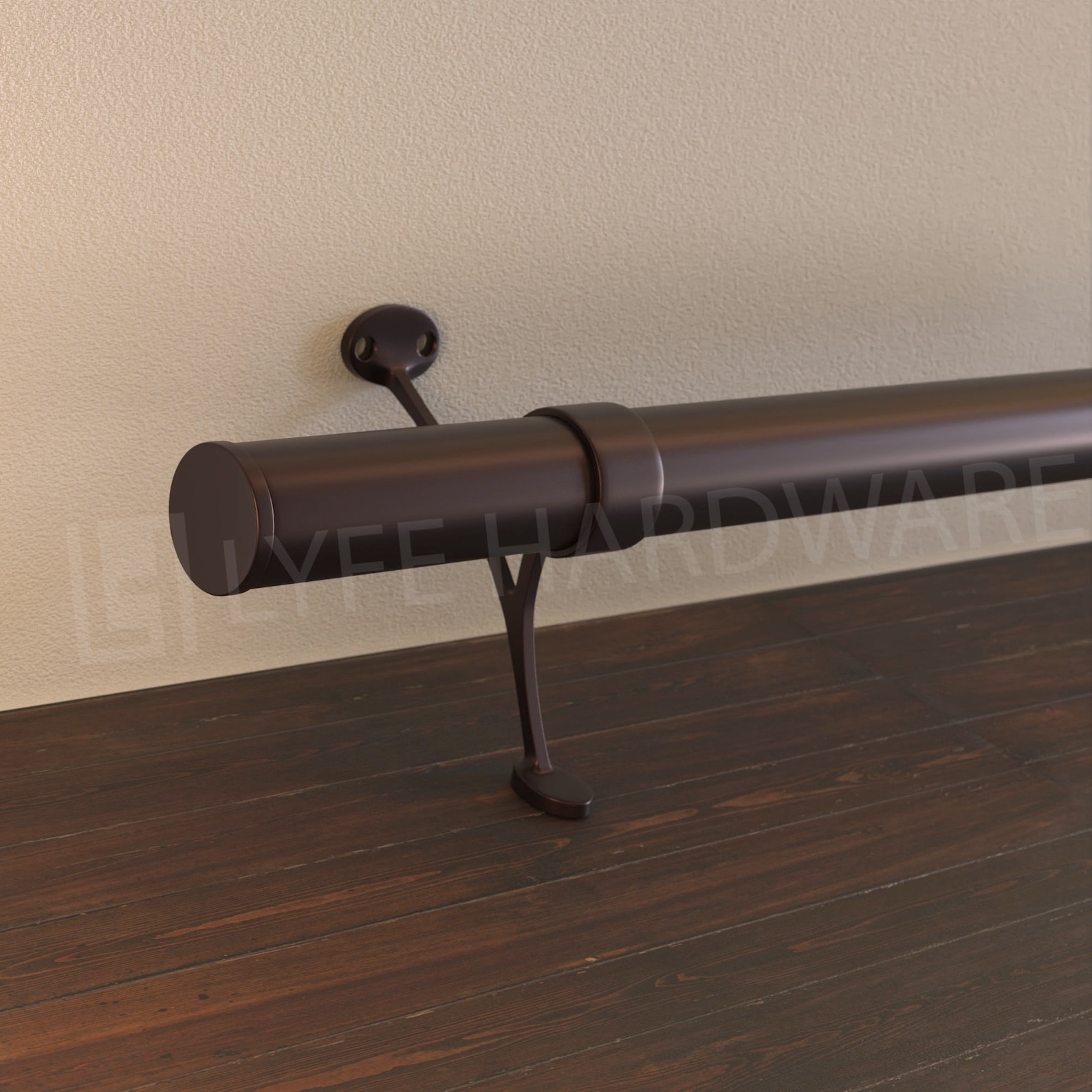 Custom Oil Rubbed Bronze Bar Foot Rail Kit High Quality Etsy