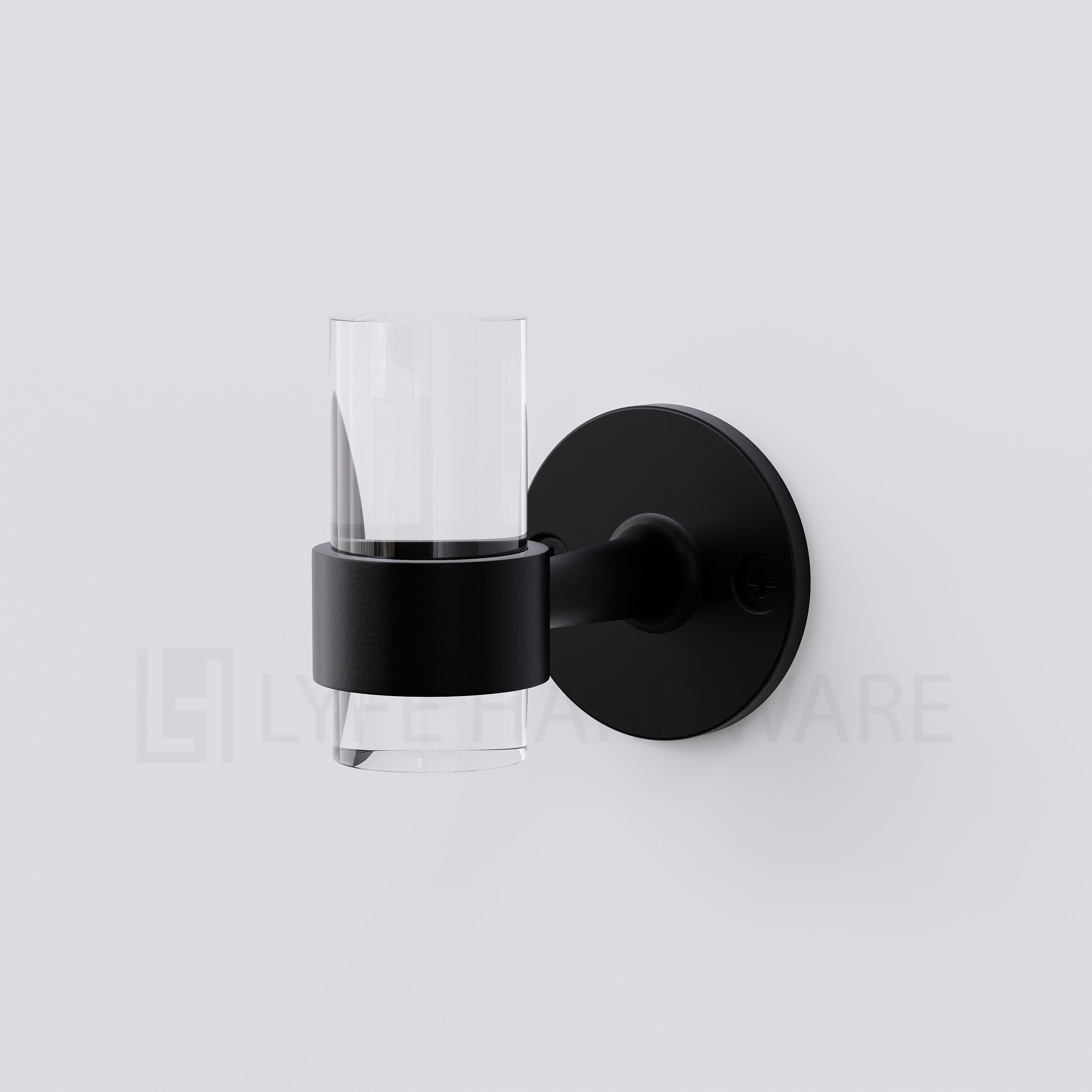 Finial Robe Hook Acrylic Lucite Robe Hook | Bathrooms and Entryway Accessory | Modern ...