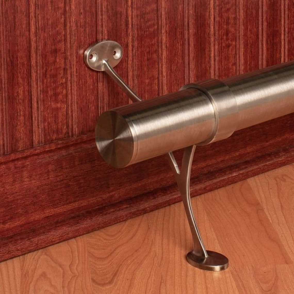 Custom Brushed Stainless Steel Bar Foot Rail Kit high Quality Etsy