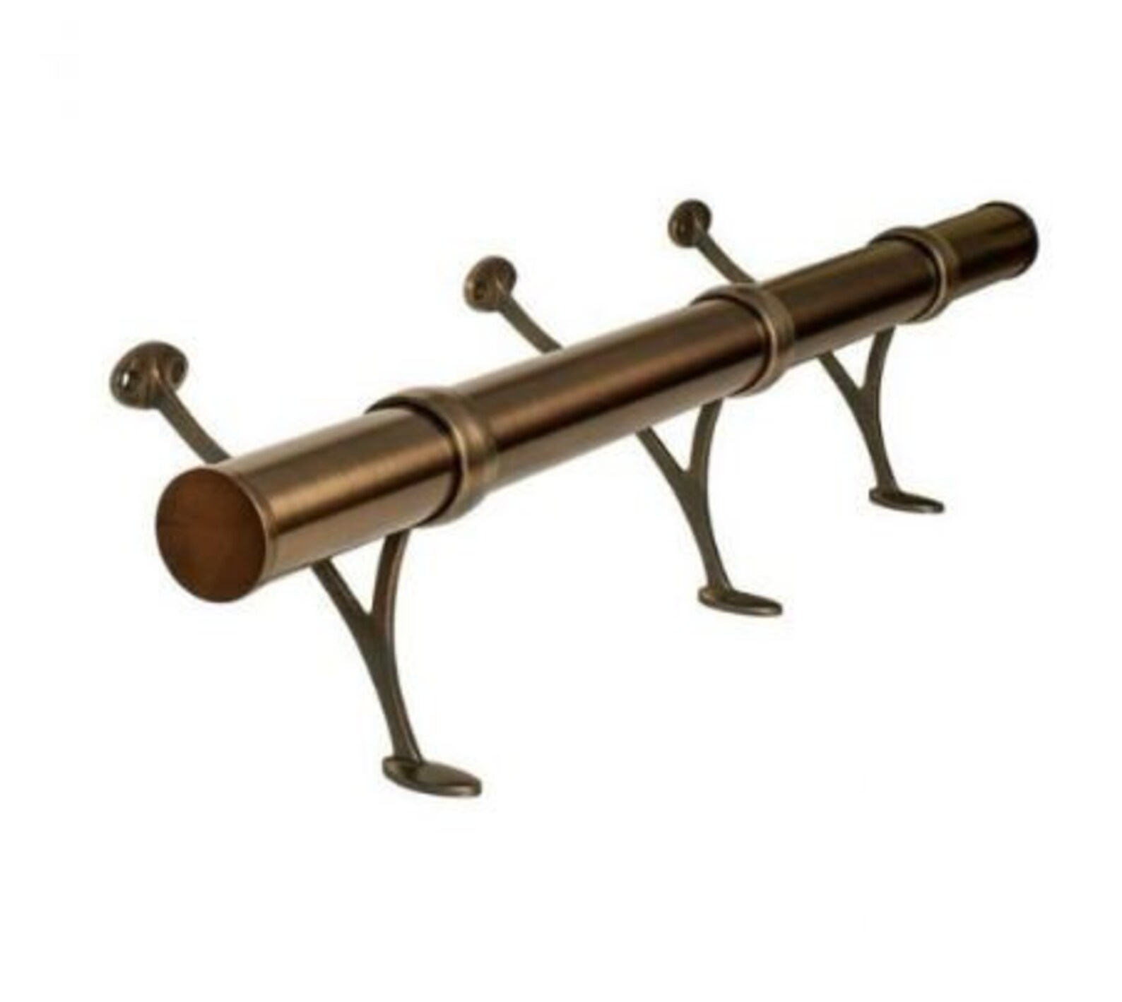 Custom Antique Brass Bar Foot Rail Kit High Quality Metal Etsy