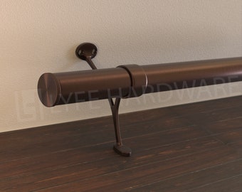 Custom Antique Copper Bar Foot Rail Kit | High Quality Metal Bar Foot Rail | Easy to Fix Foot rails | Smoothly Finished Bar Foot Rails