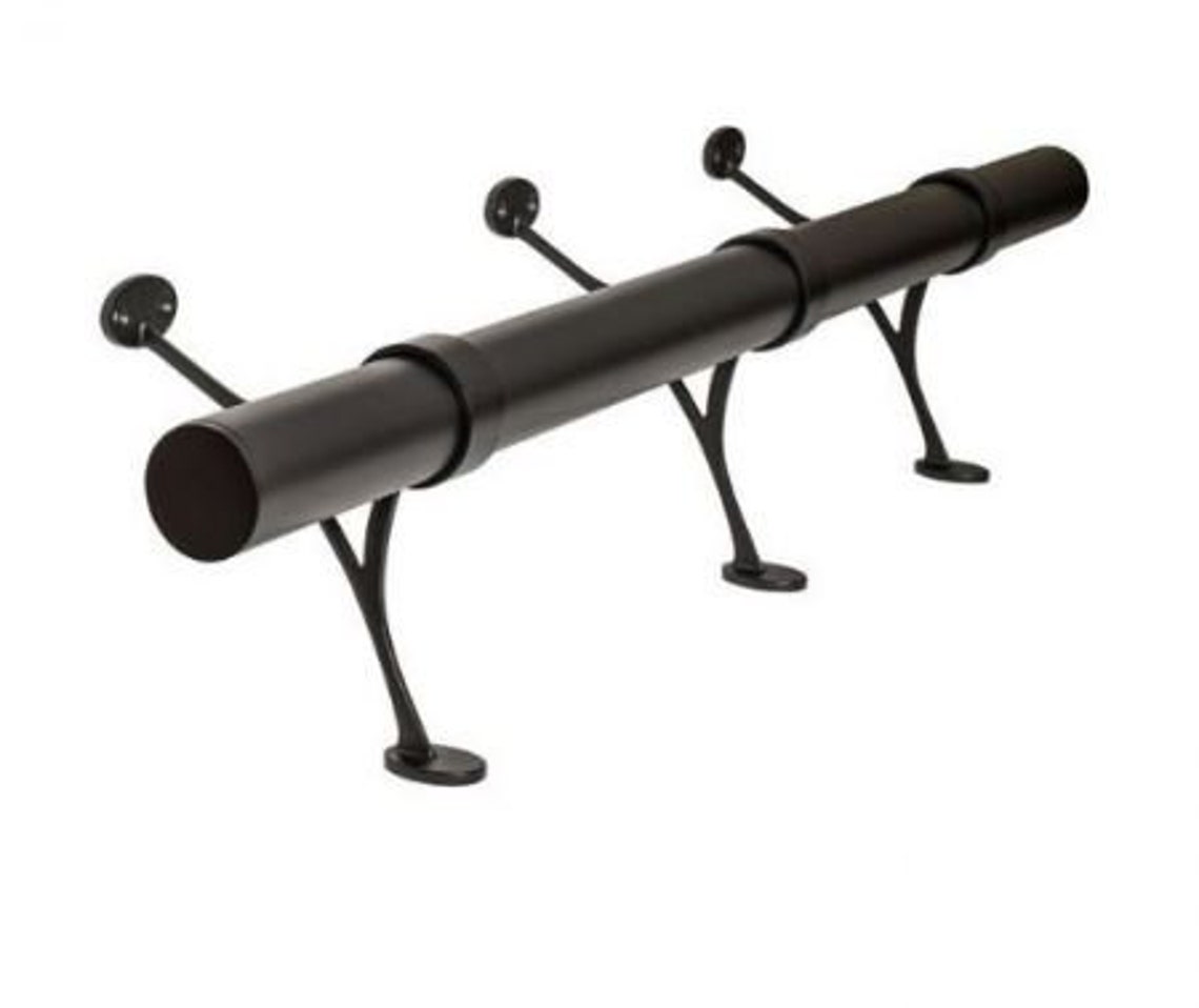 Custom Matte Black Bar Foot Rail Kit High Quality Metal Bar Etsy