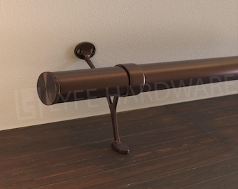 Benutzerdefinierte antike Bronze Bar Fuß Schiene Kit | Hochwertige Metallstange Fußschiene | Einfach zu befestigenden Fußschienen | Glatte Bar Fuß Schienen