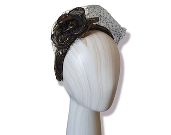 Headband in abaca silk