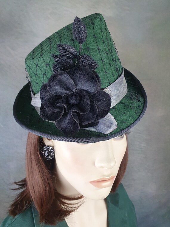 Handmade Unique Green Felt Women