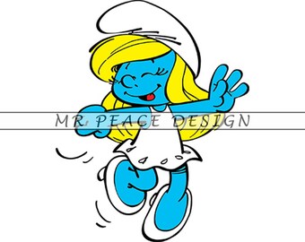 Download Smurfette Svg Etsy