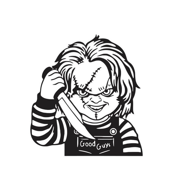 Chucky Doll SVG