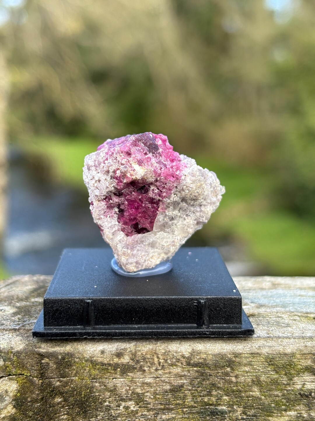 Watermelon Matrix Watermelon Tourmaline Matrix | Natural Pink Green Crystal | Collector ...