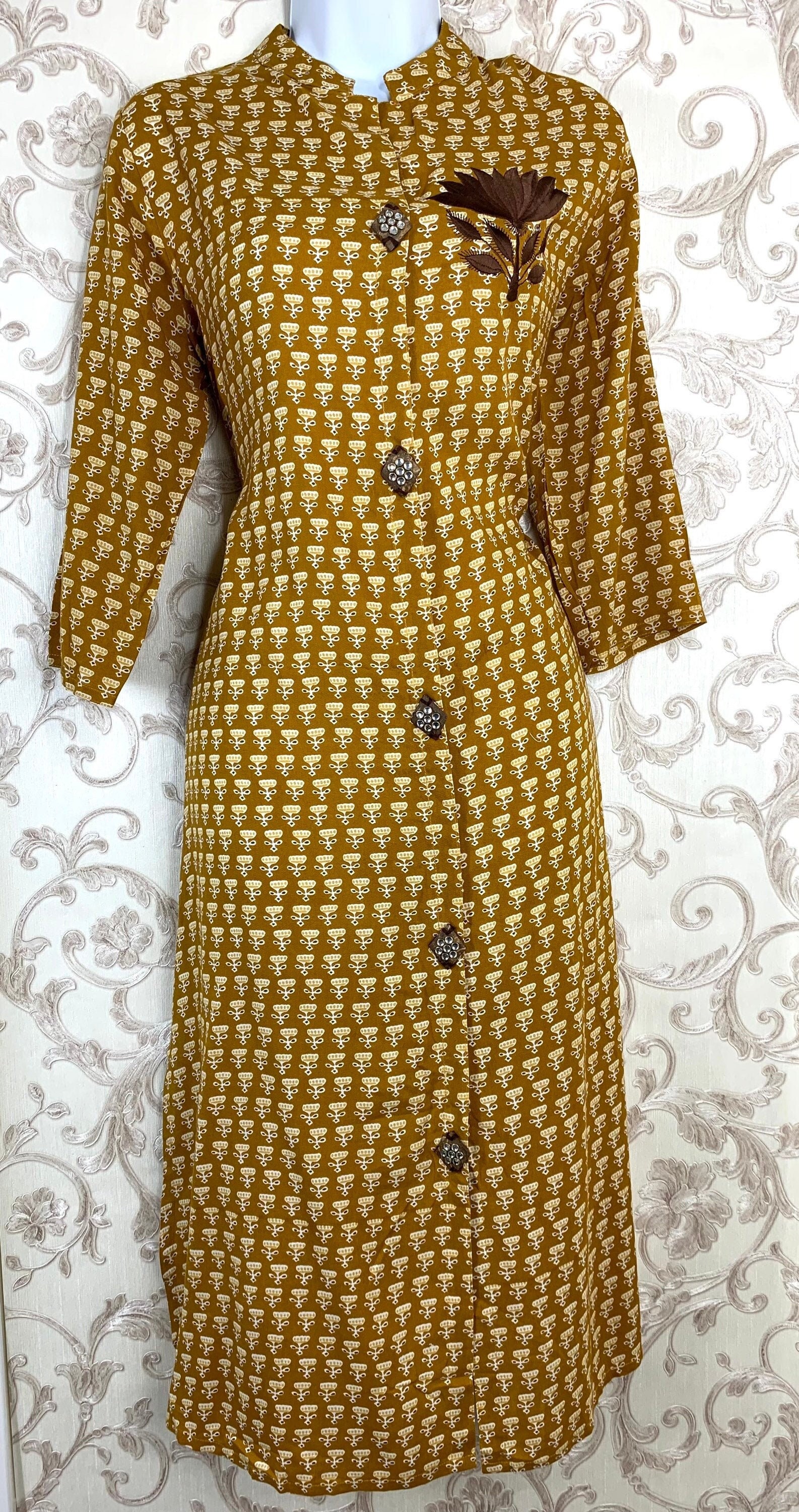 Chest: 40 Inches Indian Kurti for Women 
