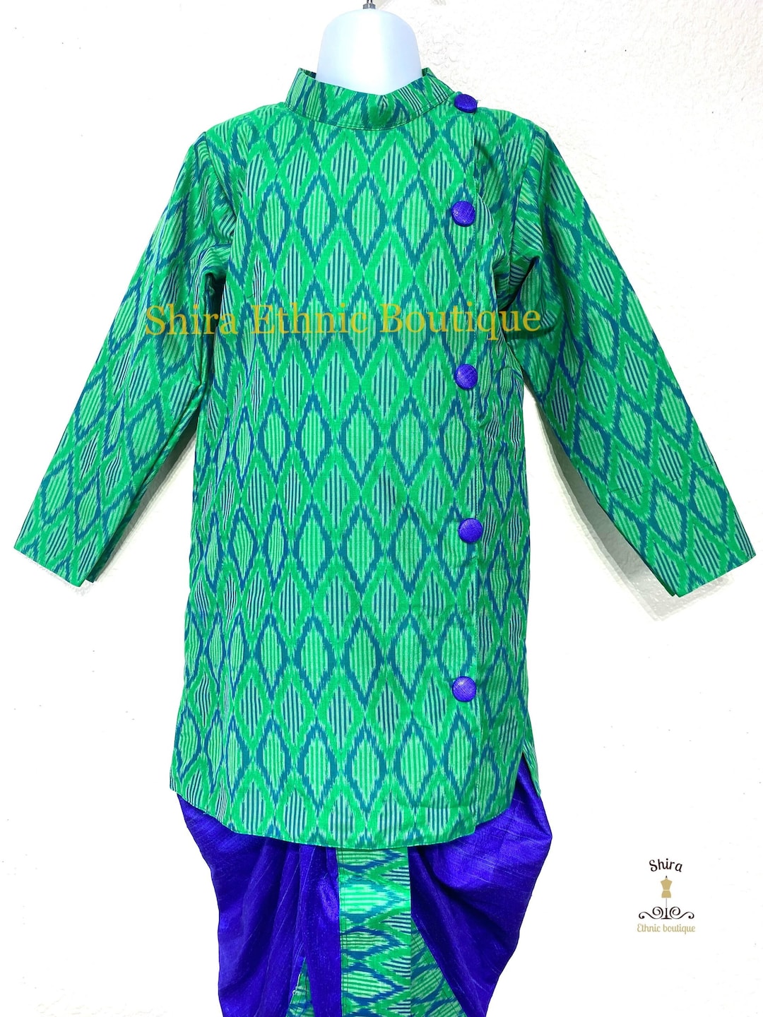 ikkat sherwani