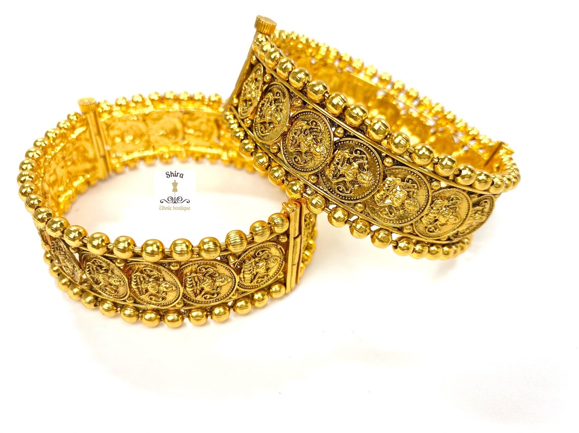 Lakshmi kasu bangle designs Clearance