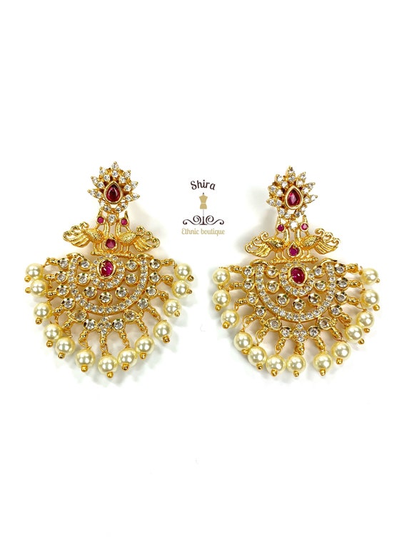 Chandbalis gold earrings sale
