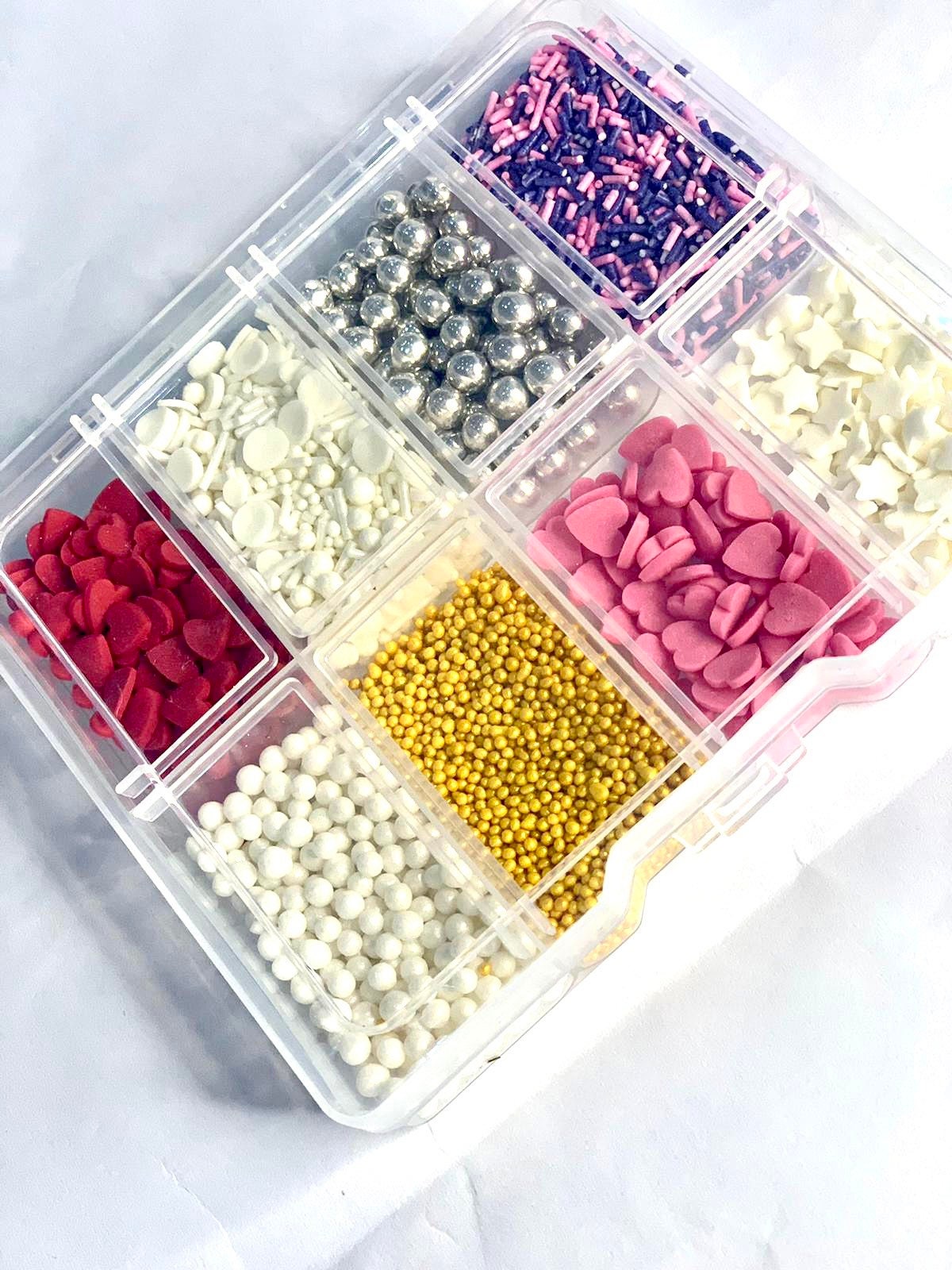 SPRINKLE MIX BOX Assorted Sprinkles Cute Box Sprinkle Mixes Party Box