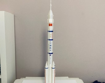 Awesome Chinese Long March 2F Kit Model Rocket 1:144 Scale 430mm