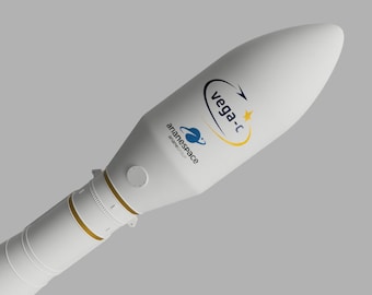 NEW! Ariane Space Vega C - 1:72 an 144 Scale Model 498/248mm. Light Lift Launch Vehicle