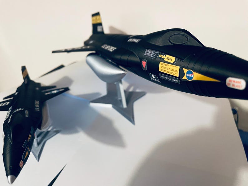 X-15 A2 (66671 X15) The Original Nasa Rocket Space Plane 1:32/56/72 Scale with drop tanks image 6