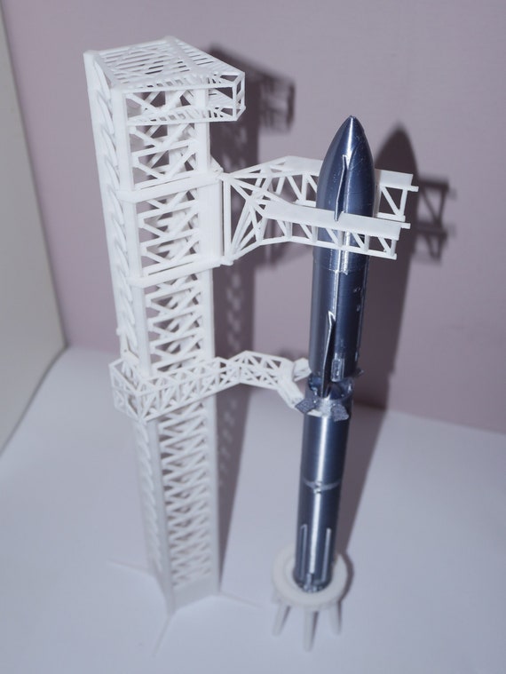 Spacex Mechzilla Starship, Booster With High Detail Launch