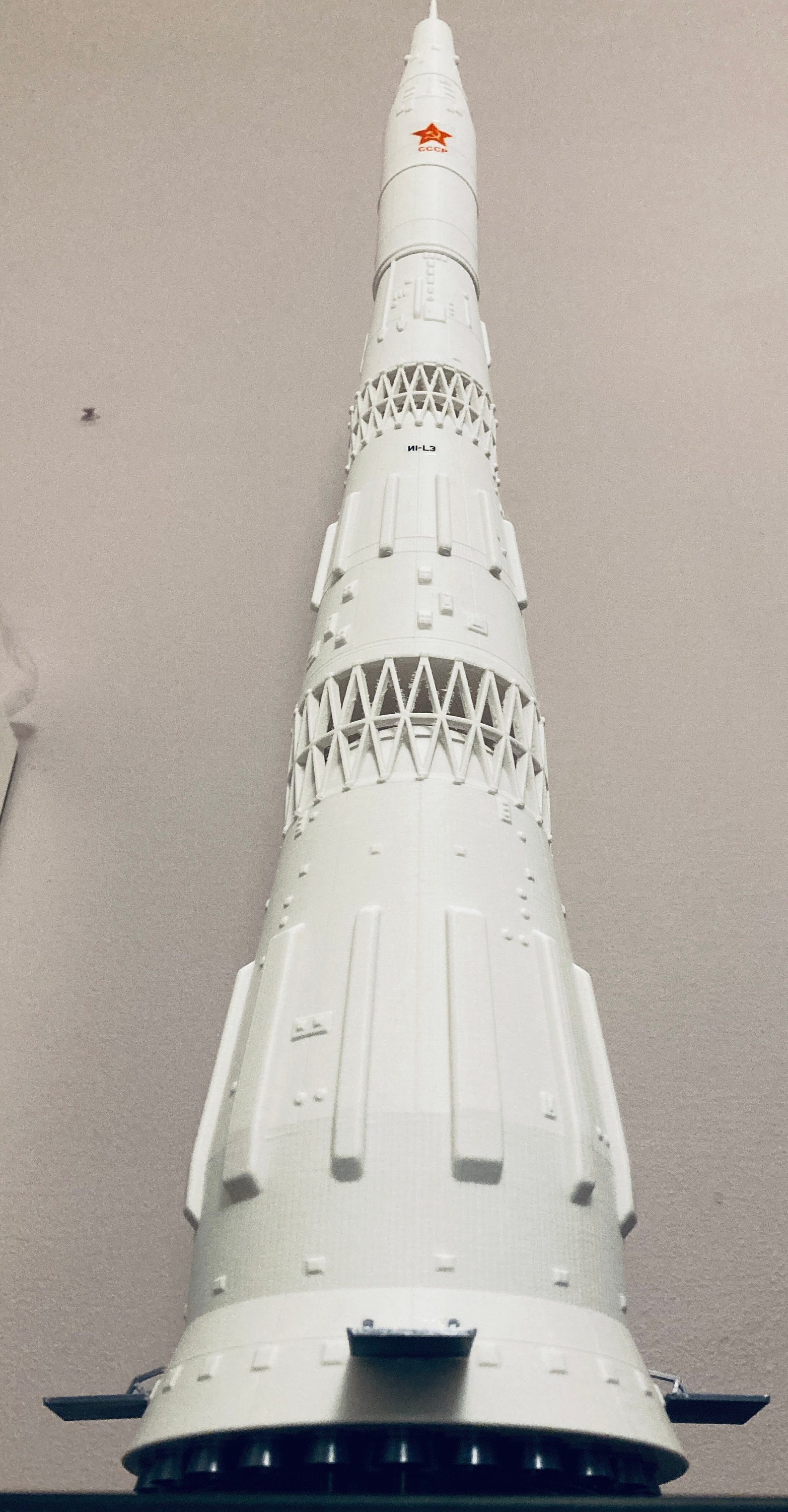 New the Mighty Soviet N1 Moon Rocket Kit Model. ALL WHITE. Etsy UK