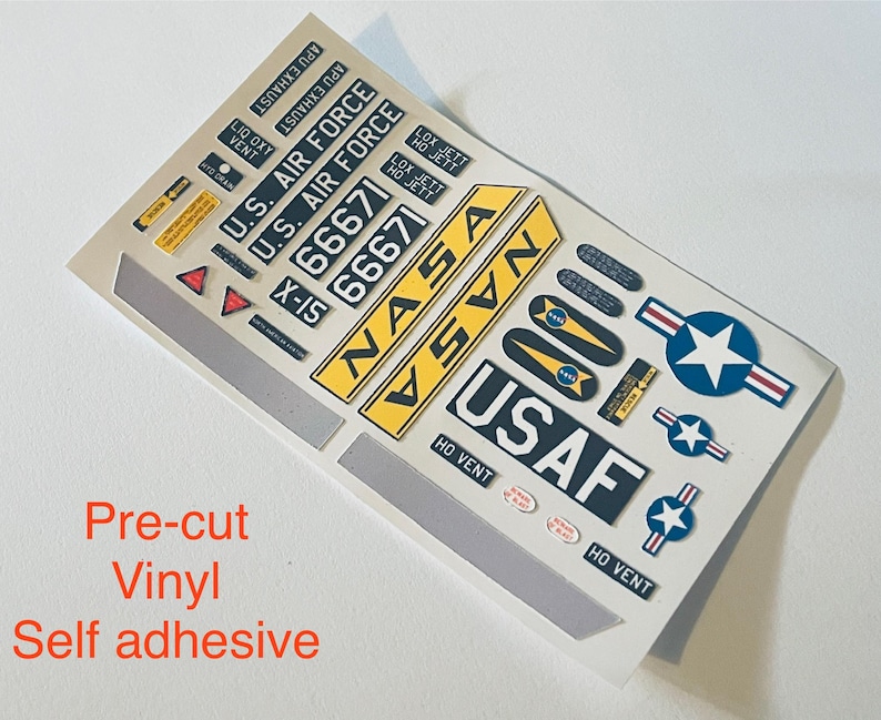 X-15 A2 (66671 X15) The Original Nasa Rocket Space Plane 1:32/56/72 Scale with drop tanks image 8