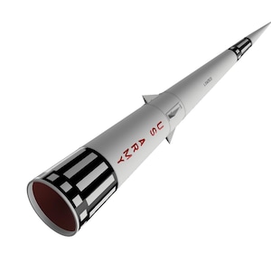 Sprint ABM (Anti Ballistic Missile) Kit Model ALL WHITE 1:32/24/56/72 Scale