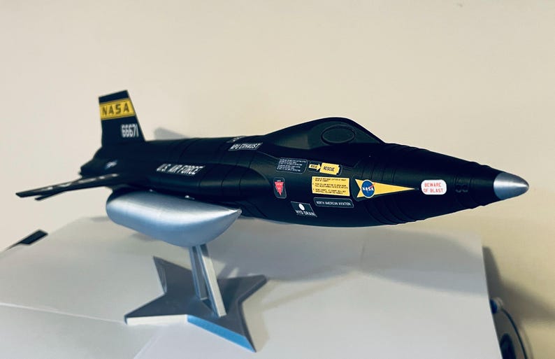 X-15 A2 (66671 X15) The Original Nasa Rocket Space Plane 1:32/56/72 Scale with drop tanks image 2