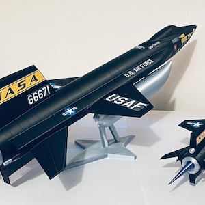 X-15 A2 (66671 X15) The Original Nasa Rocket Space Plane 1:32/56/72 Scale with drop tanks image 3