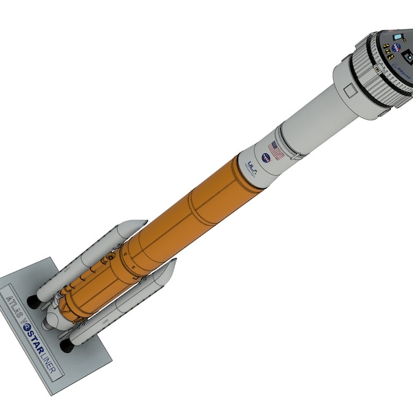 Atlas V NASA Boeing STARLINER Scale Model Rocket Kit