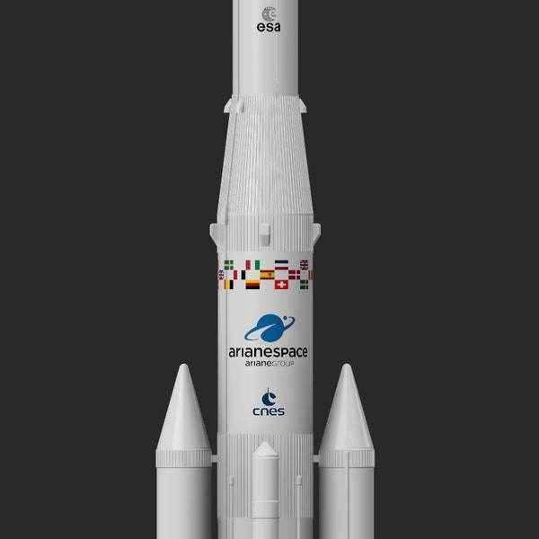 NOUVEAU! Kit de fusée Ariane 4 de qualité impressionnante à l'échelle 1:144 de 405 mm