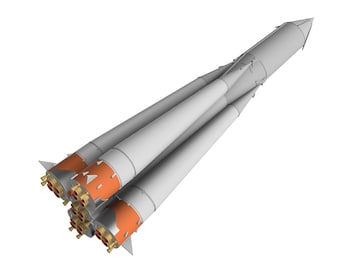 3d Printed USSR Soviet N1 Rocket 1/144 - Etsy