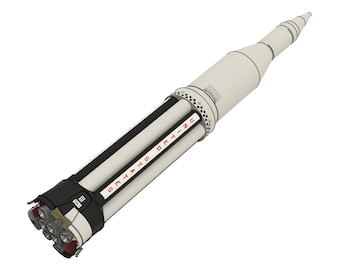 Rare NASA Saturn SA-1 Kit model. Super Quality with Vinyl Decals.