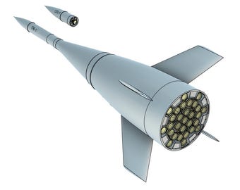 NASA Von Braun Space Ferry Cargo Model Kit 625mm approx 1:100 scale