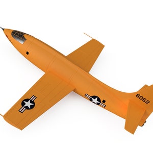 ¡Nuevo! Avión Bell X1-B (6062). Primer modelo en kit &quot;Más rápido que el sonido&quot;, escala 1:32 (323 mm).