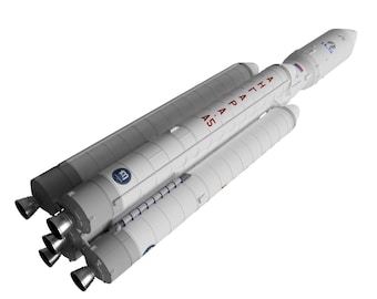 Russian Angara A5 Kit 1:144 100 72 ALL WHITE Scale 444 639 888 mm