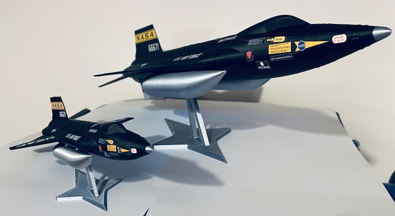 X-15 A2 (66671 X15) The Original Nasa Rocket Space Plane 1:32/56/72 Scale with drop tanks image 5