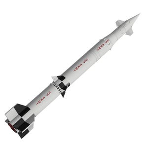 Spartan LM-49 ABM (Anti Ballistic Missile) Kit Model ALL white parts