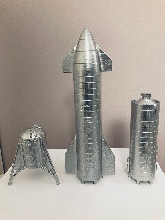 Spacex Starship Prototype Kit Models 1:200 144 100 Scale